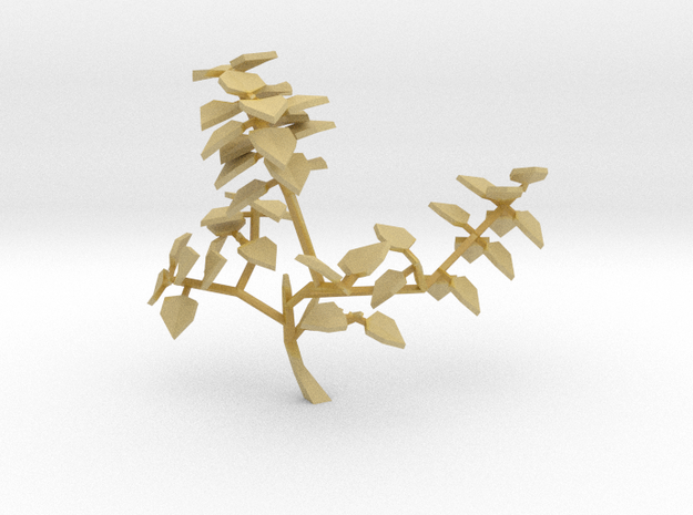 Crystal Bonsai Tree in Tan Fine Detail Plastic