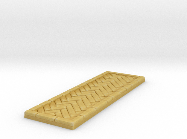 Brick's floor 1x3 in Tan Fine Detail Plastic