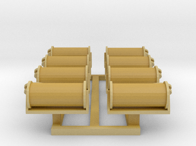 Causeway loading cable guides  in Tan Fine Detail Plastic