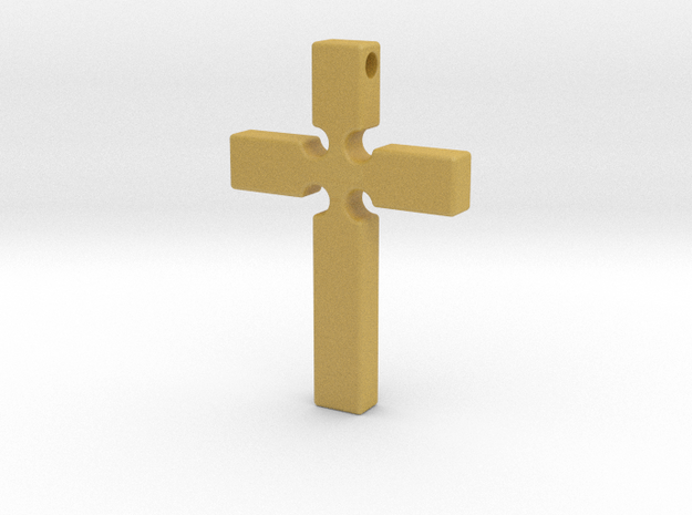 Monroe Cross Revised in Tan Fine Detail Plastic