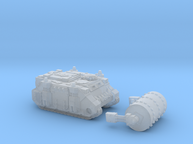 Epic Looted Rhino Tank with Dethrolla 6mm in Clear Ultra Fine Detail Plastic