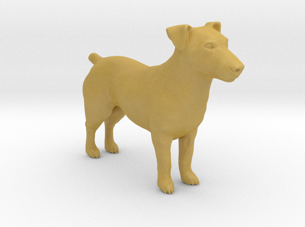1/22 Jack Russell Terrier Standing in Tan Fine Detail Plastic