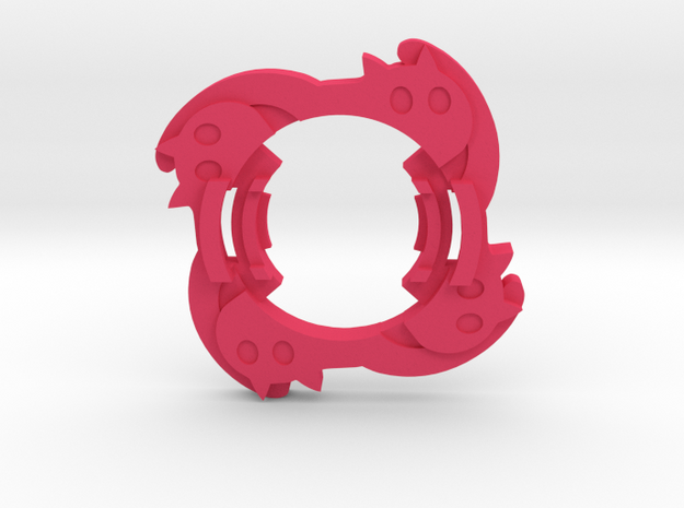 Beyblade Nekochan | Beigoma Battle Attack Ring in Pink Processed Versatile Plastic