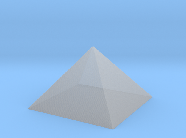 The Pyramid Of Cheops in Clear Ultra Fine Detail Plastic