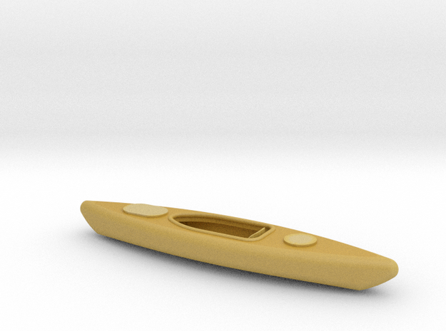 1/24 Scale Kayak Prototype in Tan Fine Detail Plastic