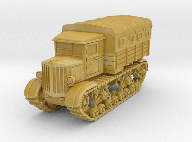 Voroshilovetz Tractor (1:144) with canopy in Tan Fine Detail Plastic