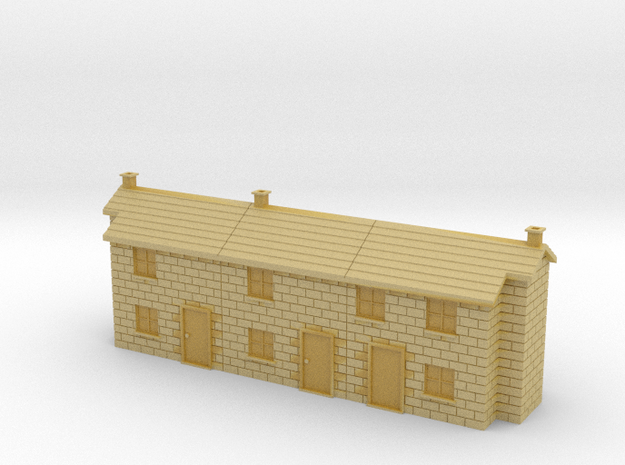 (1:450) GWR Cottages in Tan Fine Detail Plastic