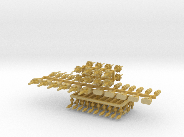 Connector collection 1-12 in Tan Fine Detail Plastic