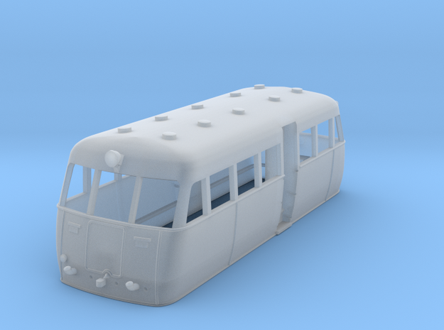 NZR Midland Railcar 1:120 in Clear Ultra Fine Detail Plastic