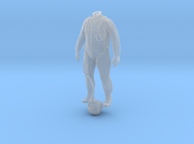 Partial Pressure Suit 1:24 in Clear Ultra Fine Detail Plastic