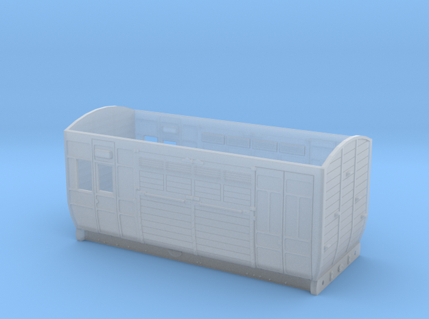 GER Horse box Dia 28 in Clear Ultra Fine Detail Plastic