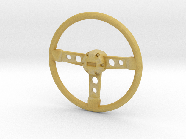 1/25 GTS Steering Wheel in Tan Fine Detail Plastic