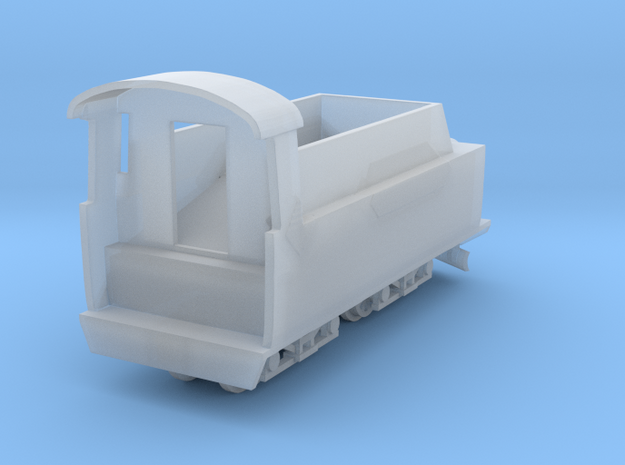 Polish Narrow Gauge Tender for Px48 Ze scale 1:220 in Clear Ultra Fine Detail Plastic