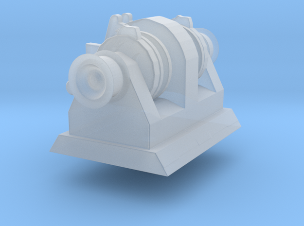 Anchor Winch for small vessels (1:200)  in Clear Ultra Fine Detail Plastic