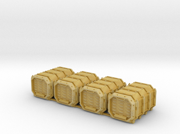 Grim Container 2 6mm 4-pack in Tan Fine Detail Plastic
