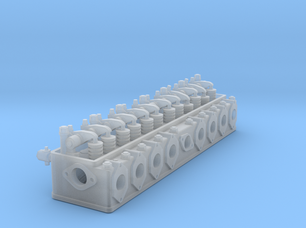 ETS25001 - H39 Cylinder head - scale 1:25 in Clear Ultra Fine Detail Plastic