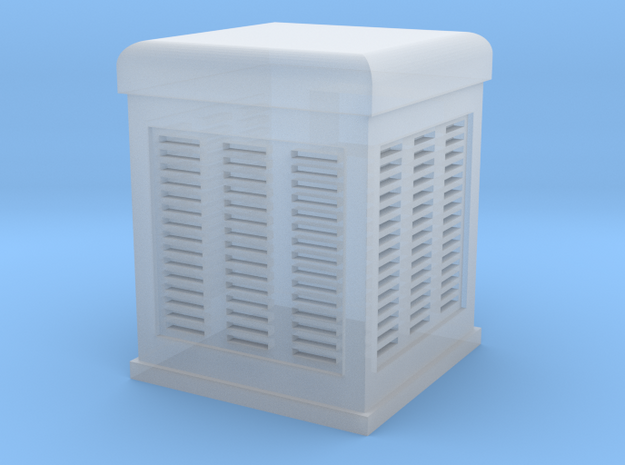 Swamp Cooler HO Scale in Clear Ultra Fine Detail Plastic