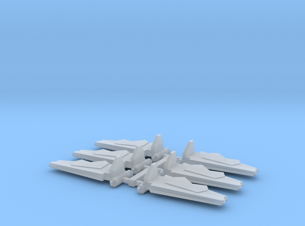 rad-MKII-Wings in Clear Ultra Fine Detail Plastic