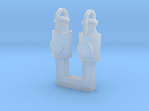 OO9 Scale Head Lamps in Clear Ultra Fine Detail Plastic