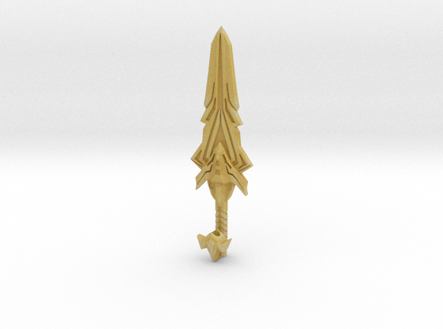 Megatron sword in Tan Fine Detail Plastic