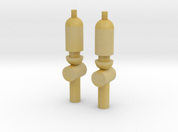 Whistle No. 1 (Without Stand) in Tan Fine Detail Plastic