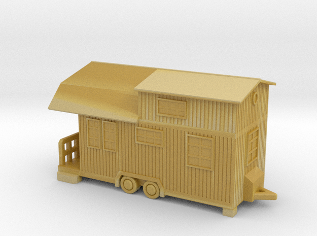 Tinyhaus / tiny house Nr.1 (Z, 1:220) in Tan Fine Detail Plastic