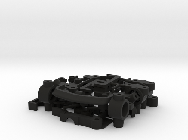 KR_v5 3d-print-parts-set in Black Natural Versatile Plastic