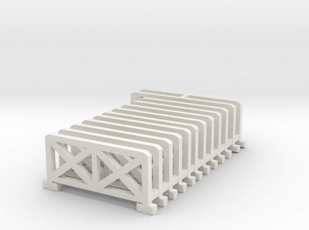 lil scramb fence in White Natural Versatile Plastic