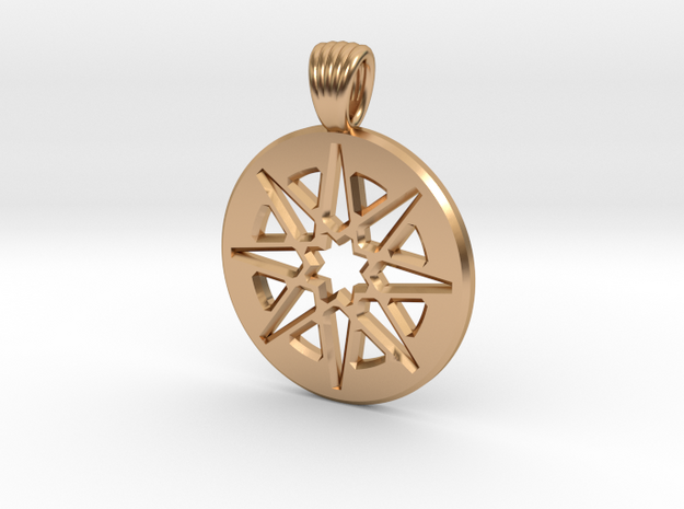 Compass in Polished Bronze