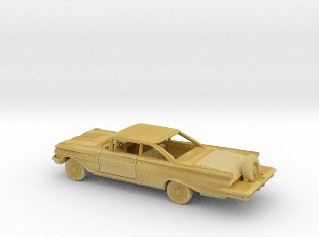 1/160 1959 Oldsmobile 88 Coupe Continental  Kit in Tan Fine Detail Plastic