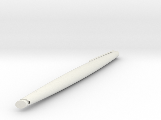 Pen 2_2 in White Natural Versatile Plastic