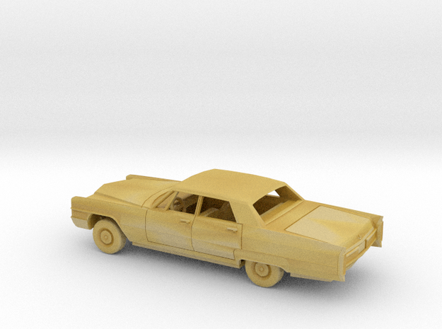 1/72 1965 Cadillac Deville Sedan Kit in Tan Fine Detail Plastic