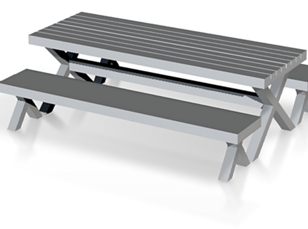 Digital-35 scale Table and Benches in 35 scale Table and Benches