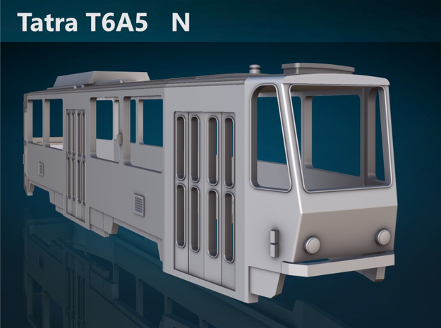 Tatra T6A5 N [body] in Tan Fine Detail Plastic