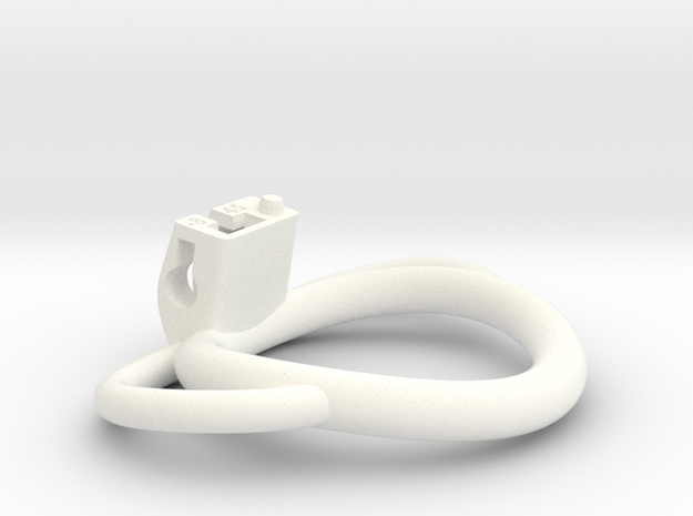 Cherry Keeper Ring G2 - 45mm -8° Handles in White Processed Versatile Plastic