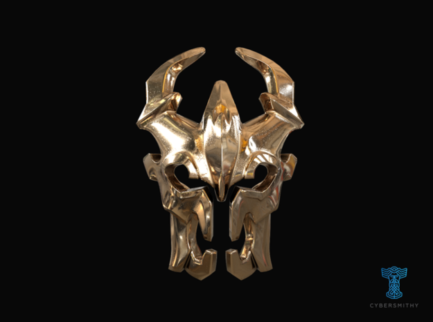 Dota 2 - Shadow Fiend Pendant in Polished Brass