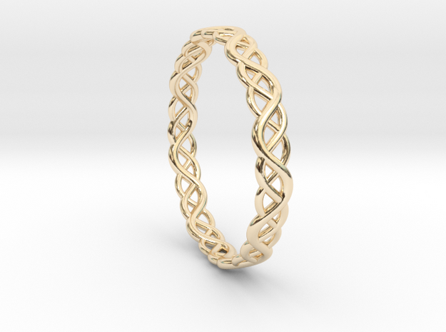 Curved wedding ring - Alliance courbe 