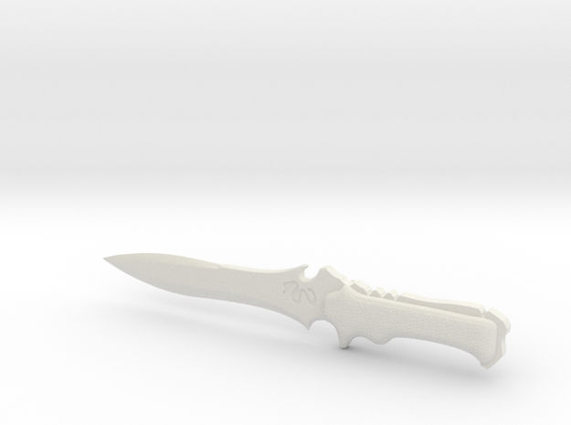 RE4 Remake Fighting Knife in White Natural Versatile Plastic