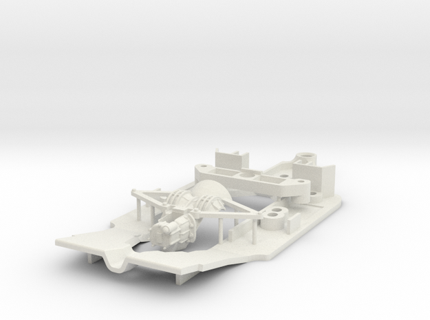 Williams FW11 Policar Chassis scalextric in White Natural Versatile Plastic