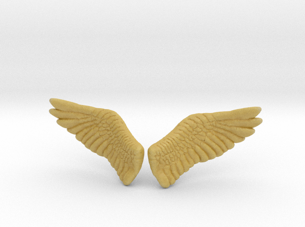 Raven Beak Wings 1/144 scale miniature model in Tan Fine Detail Plastic
