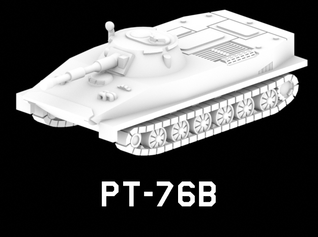 PT-76B in White Natural Versatile Plastic: 1:220 - Z