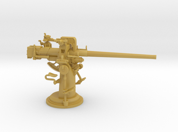 1/48 USN 3 inch 50 Cal Deck Gun in Tan Fine Detail Plastic