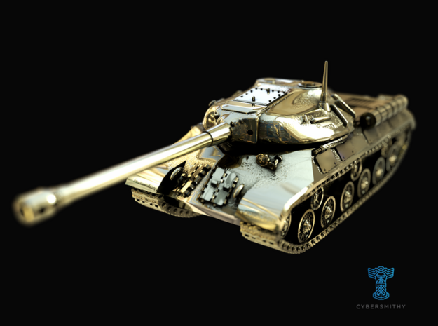 Tank - IS-3 / Object 703 - size Small in Natural Brass