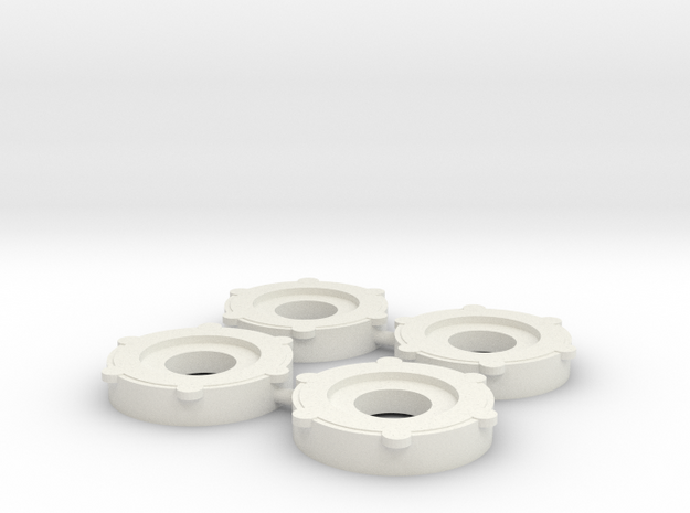 Origin bearing holder in White Natural Versatile Plastic