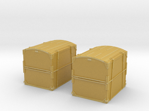 AFP_Container_3mm_08_Pair_whole in Tan Fine Detail Plastic