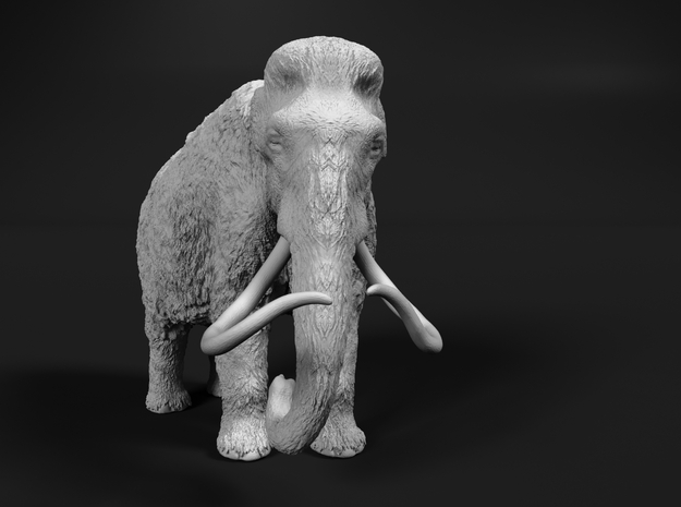 Woolly Mammoth 1:160 Standing Female in Tan Fine Detail Plastic