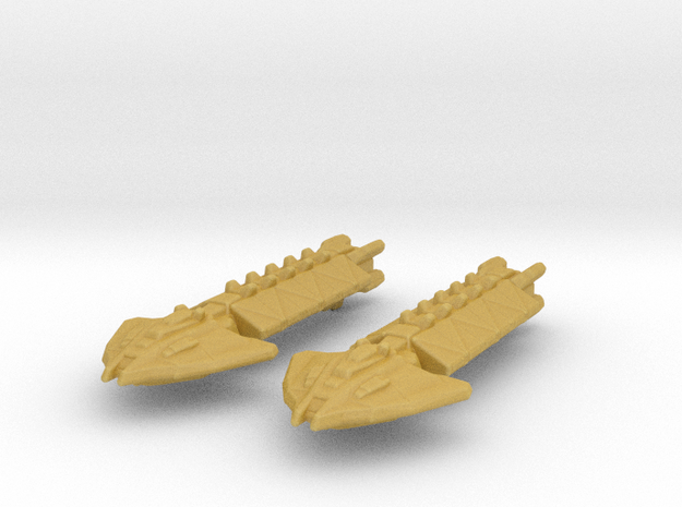 Cardassian Fleet Tender 1/10000 x2 in Tan Fine Detail Plastic