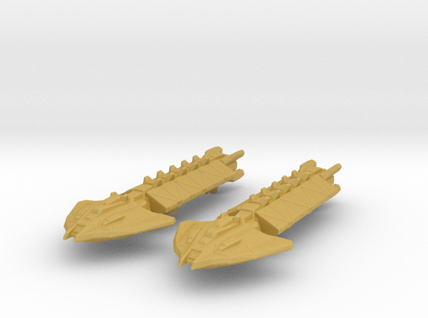 Cardassian Fleet Tender 1/7000 Attack Wing x2 in Tan Fine Detail Plastic