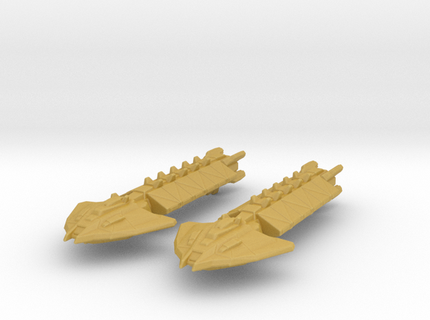  Cardassian Fleet Tender 1/7000 x2 in Tan Fine Detail Plastic