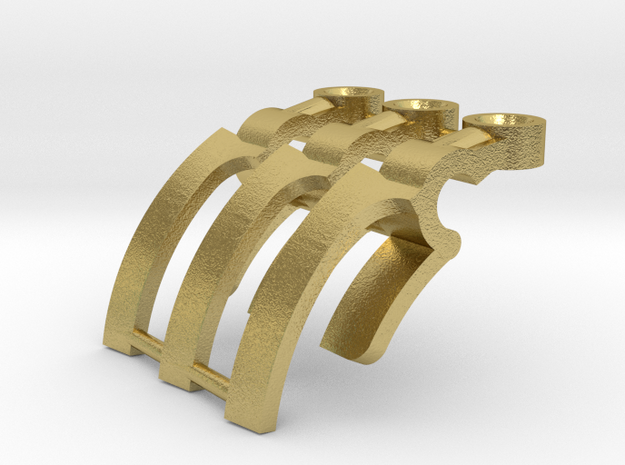 Part 01 front details in Natural Brass